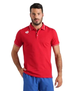 Camiseta Team Poloshirt Solid Cotton - Rojo