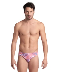 Bañador slip arena para hombre Allover - Calypso Coral