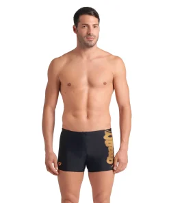 Alternative view of Bañador short arena Feel para hombre Bright Glare Negro - Loro