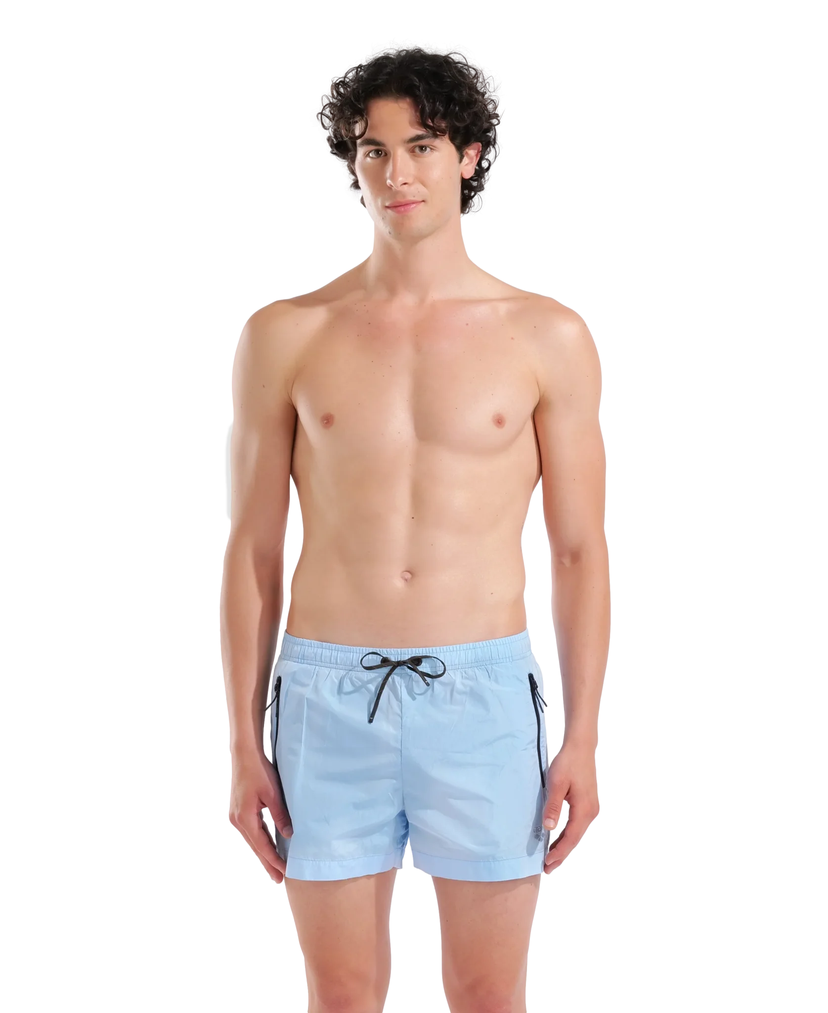 X-Shorts de playa para hombre arena Dry Wave - Azul claro - Image 4