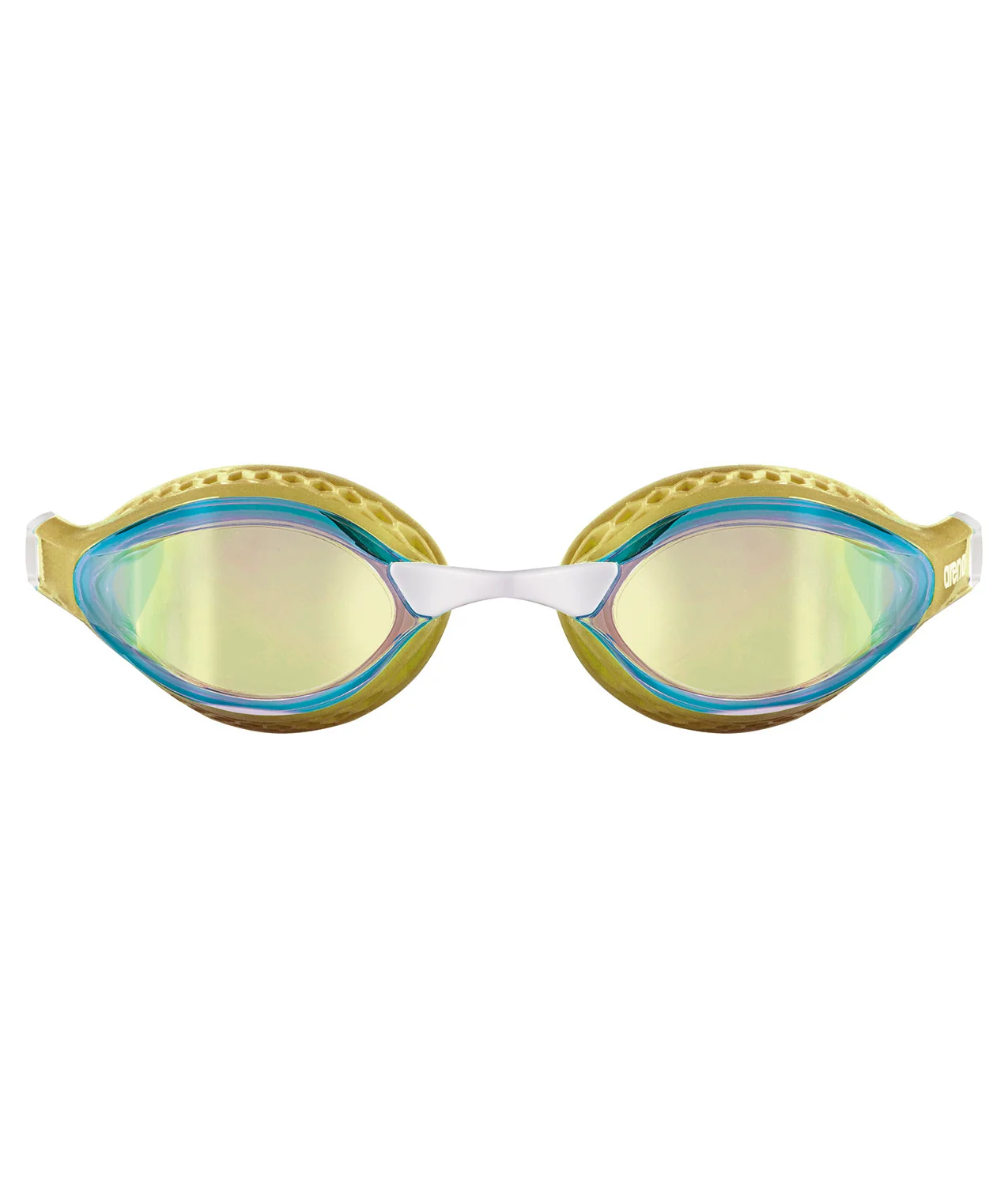 Gafas de natación para competición arena unisex Airspeed Mirror - Cobre Amarillo - Image 3
