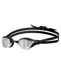 Gafas de natación arena unisex Cobra Core Swipe Mirror - Negro Plata