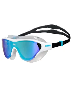 Gafas de natación arena unisex The One Mask Mirror - Azul Blanco