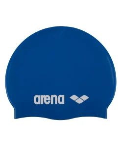 Alternative view of Gorro de natación arena para niños Classic Silicone Junior  - Azul Cielo/Blanco