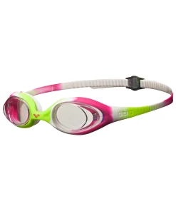 Alternative view of Gafas de natación arena para niños Spider Junior  - Lima/Fucsia