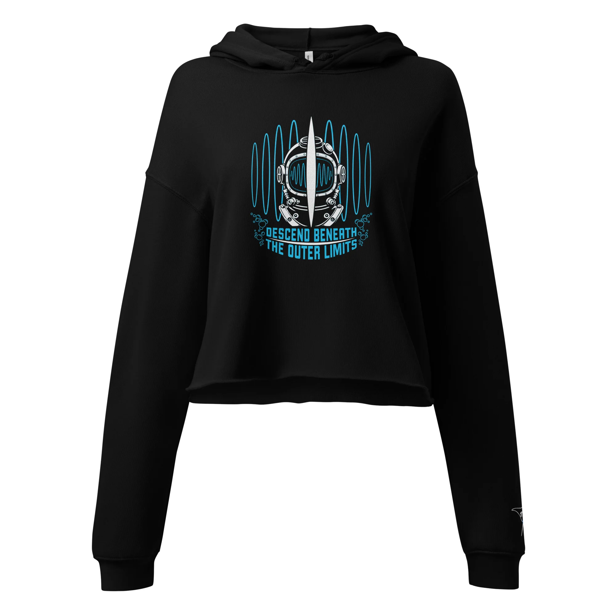 "Beneath The Outer Limits" Crop Hoodie