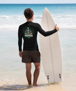 Alternative view of "Take Time To Decompress" Rash Guard