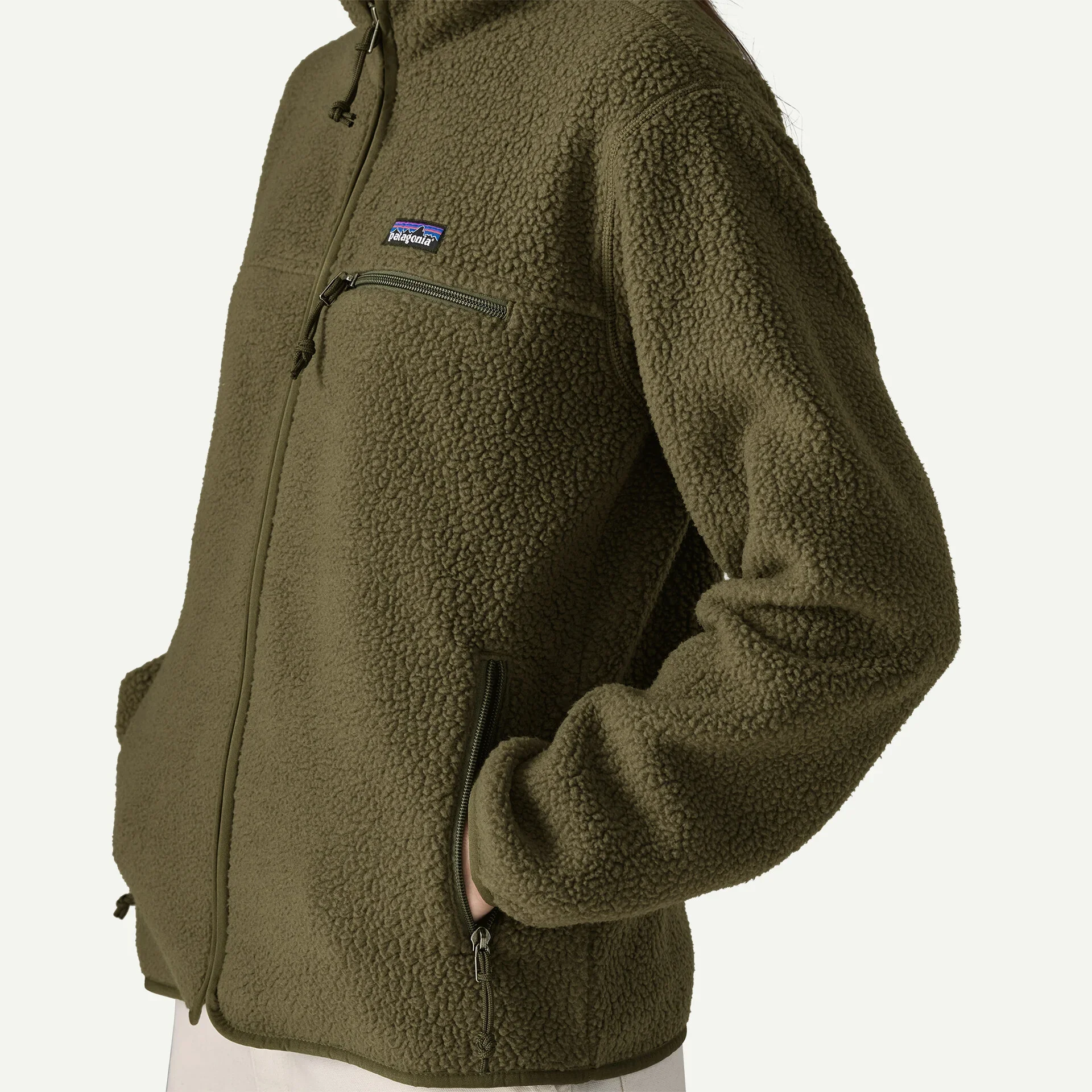 W'S Retro Pile Jkt - Basin Green - Image 4