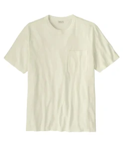 Alternative view of Trail Harbor Pocket Tee - Birch White