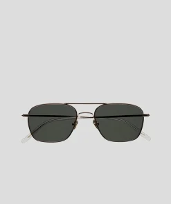 Alternative view of Dion Gold - Green Solid Lens