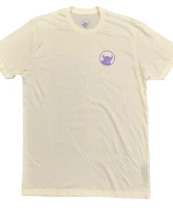 Alternative view of 662 20 Year Tee - Bone/Lavender