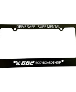 662 Drive Safe - Surf Mental License Plate Frame