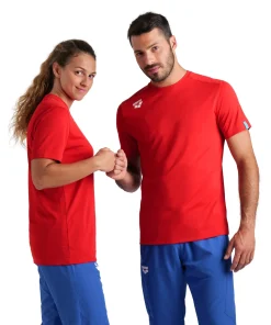Camiseta Team T-Shirt Solid - Rojo