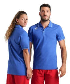 Camiseta Team Poloshirt Solid Cotton - Azul