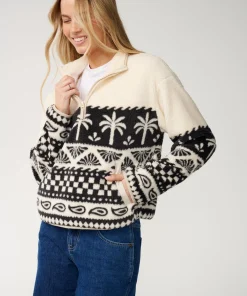 Alternative view of Bossa Nova 1/4 Zip Polar Fleece - Rip Curl