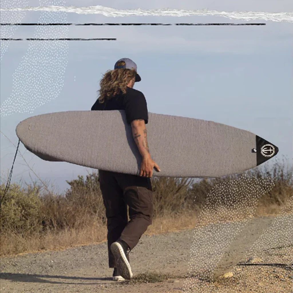 Shortboard Boardsock - Grey - Captain Fin Co - Image 4