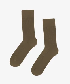 Alternative view of Classic Organic Sock - Dusty Olive