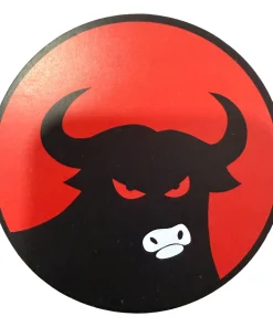Alternative view of 662 Bull 4" round magnet