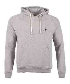 Essential Heather Fleece Hoodie - Lightning Bolt Surf Co