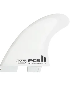 Alternative view of FCS2 Haydenshapes Performance Core Thruster Set