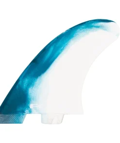FCS2 MR Twin Fin + Stabiliser - Blue & White