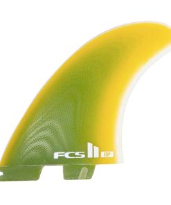 Alternative view of FCS II T&C Twin+1 PG L-XL Yellow Fade Fins  - Surfboard Fin