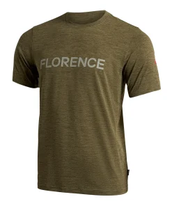 Florence Airtex Florence Logo Short Sleeve Shirt - Heather