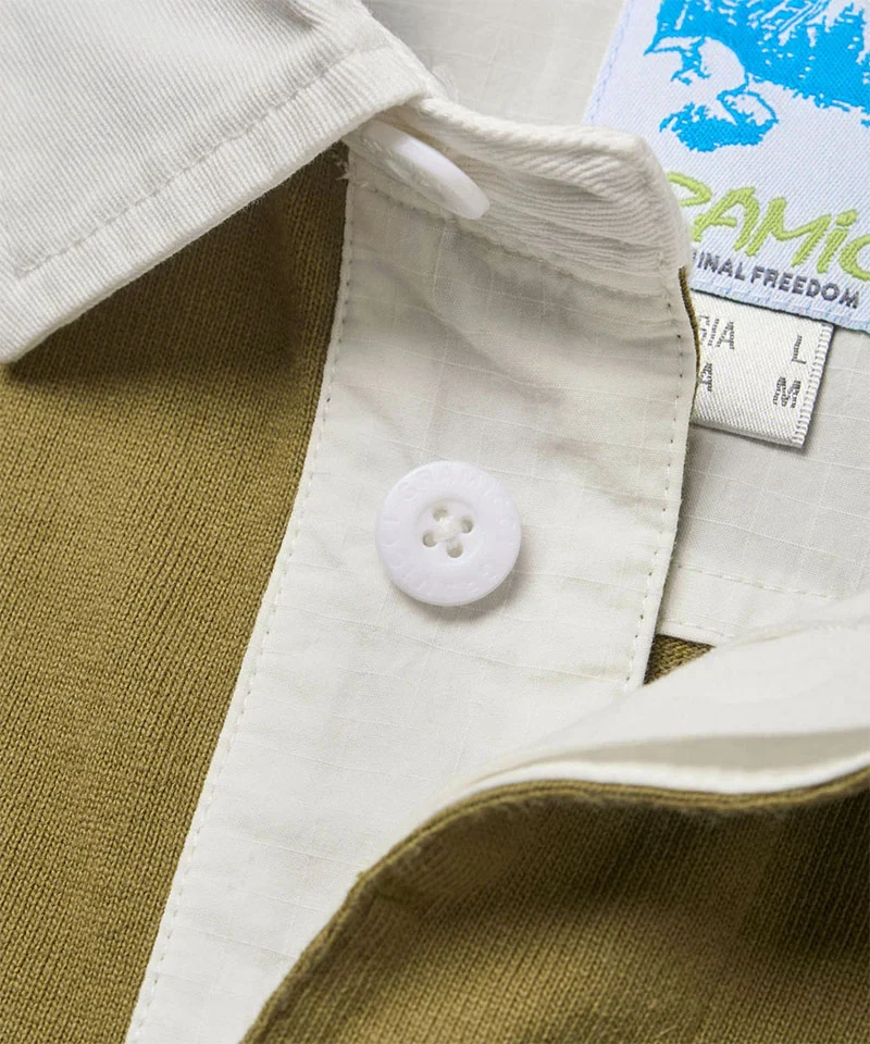 Langdon Rugby Shirt - Winter Olive - Image 9