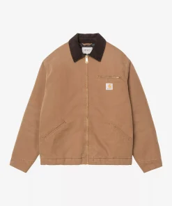 Alternative view of Og Detroit Jacket - Wip H Brown / Tobacco Stone Canvas
