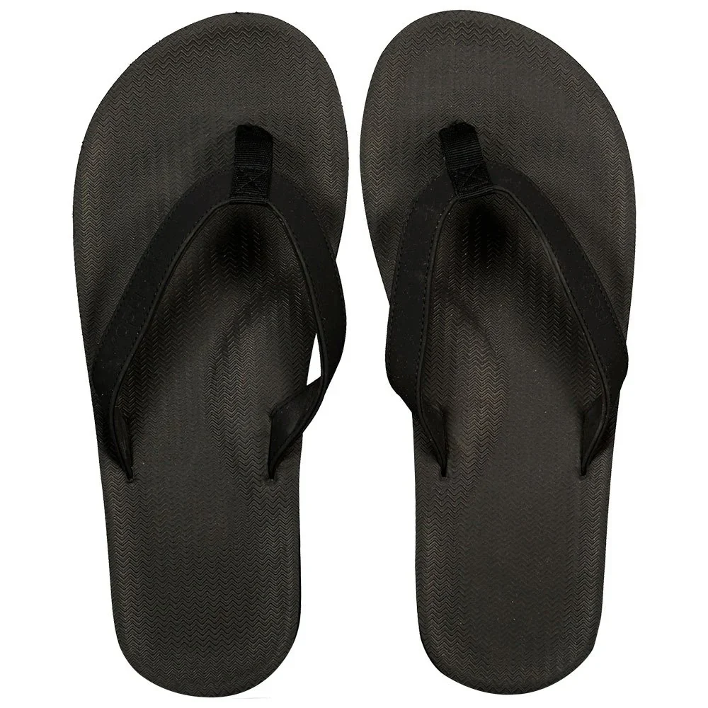 Indosole Mens Flip Flops - Essentials - Black/Shore/Soil - Image 5
