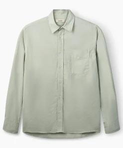 Maple Linen Shirt - Pale Blue