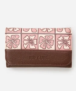Alternative view of Mixed Floral Mid Wallet - Retro Brown 2116