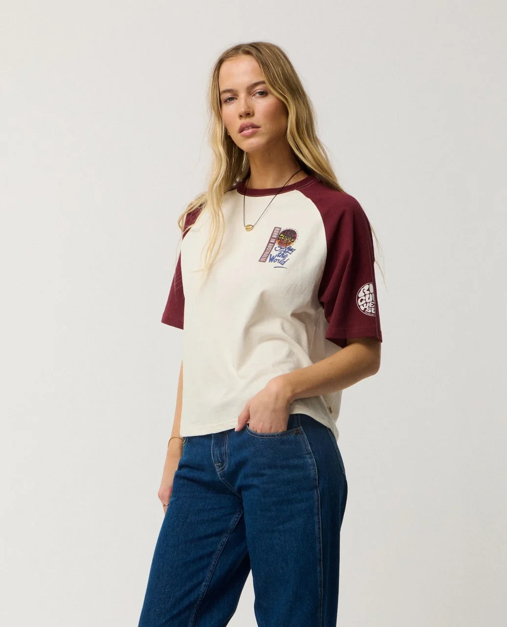 Surf The World Boxy Tee - Rip Curl - Image 5