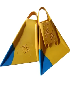 Alternative view of Air Hubb Swim Fins - Yellow/Blue
