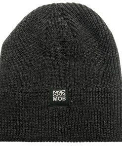 662 Ribbed Cuffed Beanie - Grey