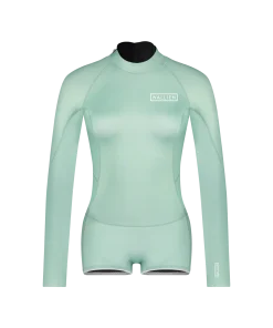 Alternative view of Wallien Ladies Wetsuit - 2mm Springsuit - Aqua (Boyleg)