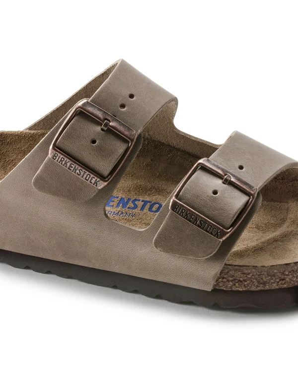 Sandal Arizona Smal Soft Footbed Oiled Leather - Tobacco Brown - Image 7