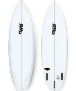 Alternative view of DHD The Twin Fin Surfboard