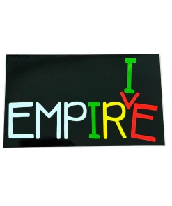Empire Empirie Rasta Sticker - black