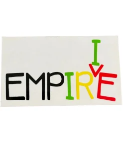 Alternative view of Empire Empirie Rasta Sticker - transparent