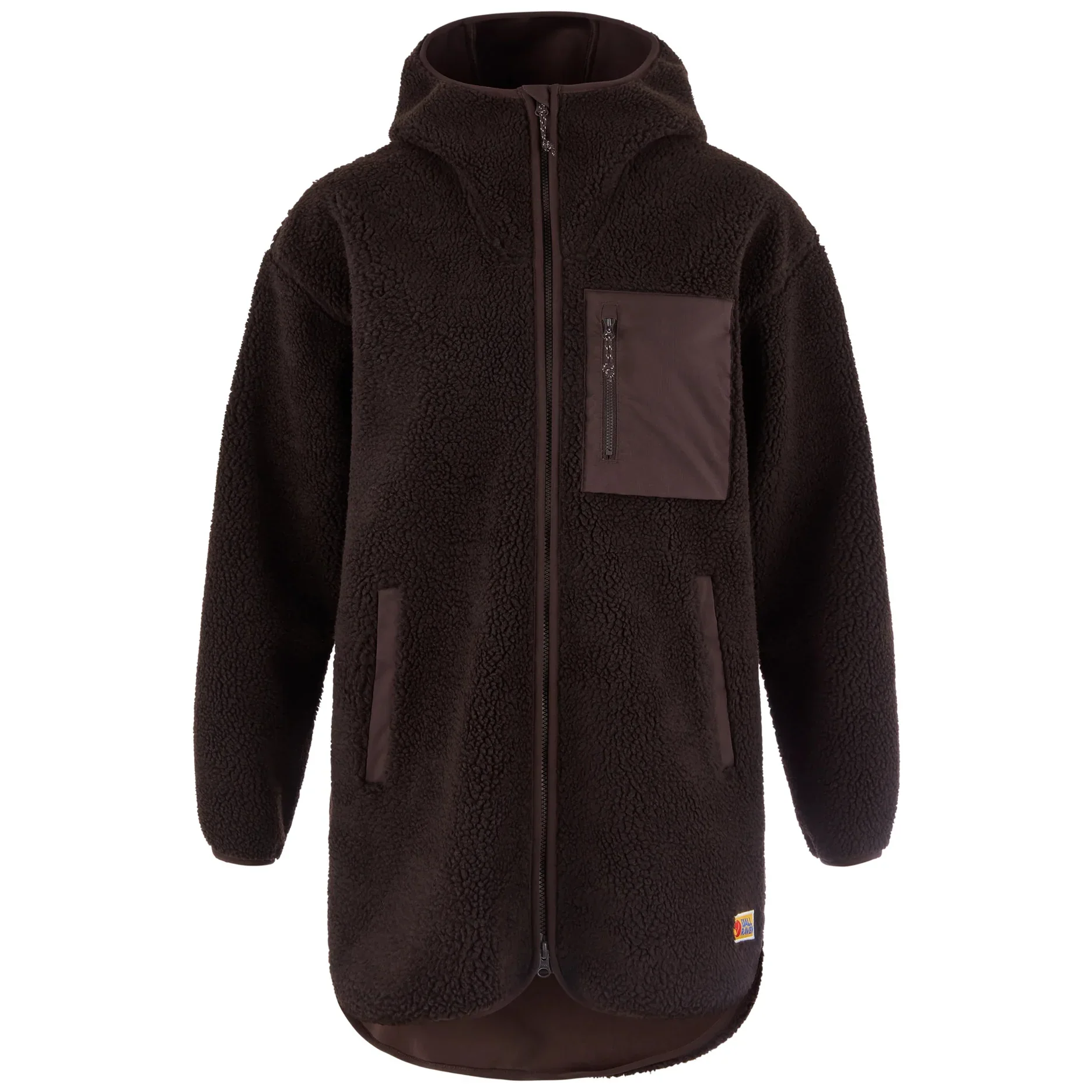Vardag Pile Fleece Long W - Black Oak - Image 2
